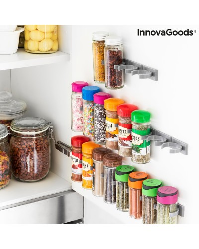 Jarlock Dividable System of 20 Spices Sticker for Organized Kitchen
