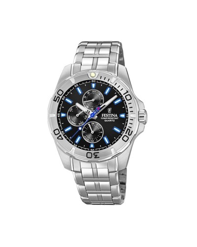 Horloge Heren Festina F20445/6 Zwart Zilverkleurig