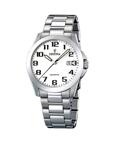 Horloge Heren Festina F16376/7 Zilverkleurig (Ø 40 mm)