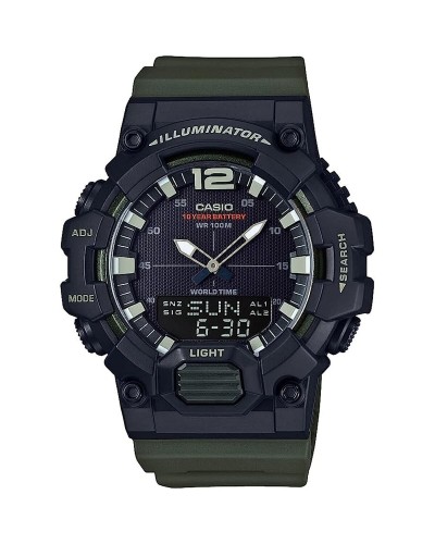 Horloge Heren Casio ILLUMINATOR BLACK - ARMY GREEN (Ø 48 mm)