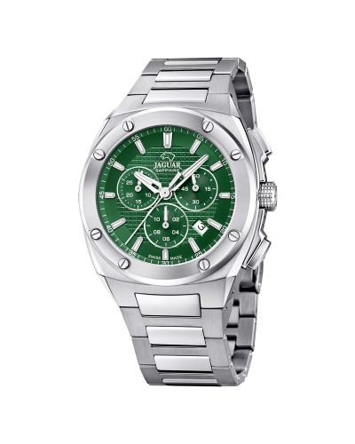 Reloj Hombre Jaguar J805/C Verde Plateado