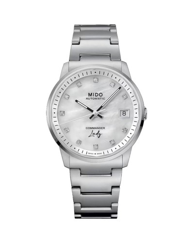 Orologio Uomo Mido COMMANDER LADY Argentato