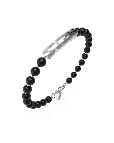 Herrarmband Guess JUMB04059JWSTBKS Svart