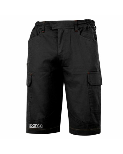Korte broek Sparco Zwart Elastisch