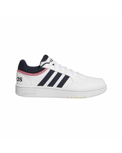 Zapatillas Casual de Mujer Adidas Hoops 3.0 Low Classic Blanco