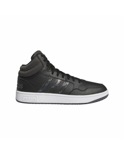 Zapatillas Casual Hombre Adidas Hoops 3.0 Mid Negro