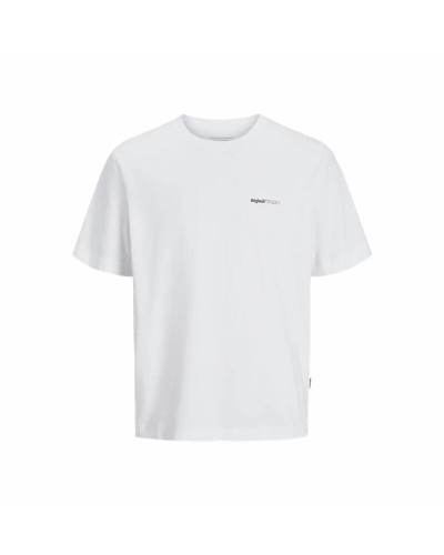 Men’s Short Sleeve T-Shirt Jack & Jones Jorvarenna Painted White