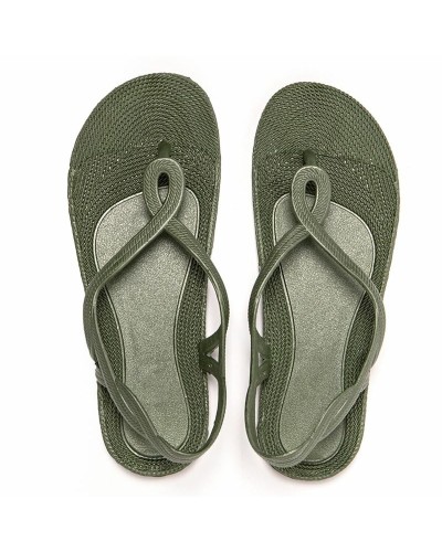 Tongs pour Femmes Brasileras Antalya Military Jaune