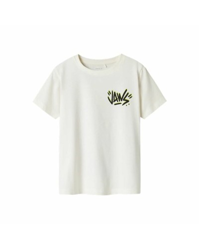 Maglia a Maniche Corte per Bambini Name It Nkmmakai Jaws Nreg Box Sky