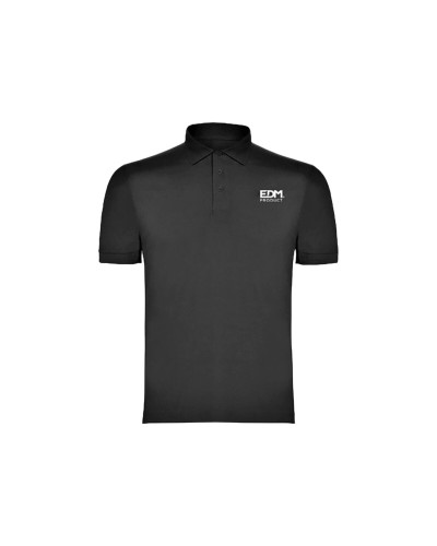 Men’s Short Sleeve Polo Shirt EDM Black