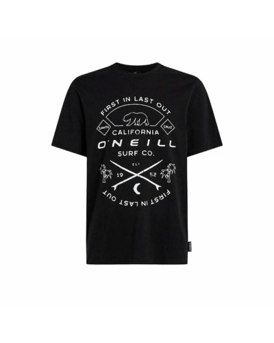 Heren-T-Shirt met Korte Mouwen O'Neill Jack O'Neill Muir Zwart