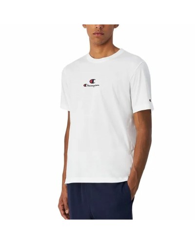 Men’s Short Sleeve T-Shirt Champion Champion SS White