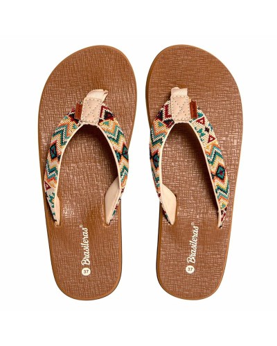Dames Slippers Brasileras Inca Bruin