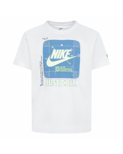 Barn T-shirt med kortärm Nike Future Utility Ss Vit