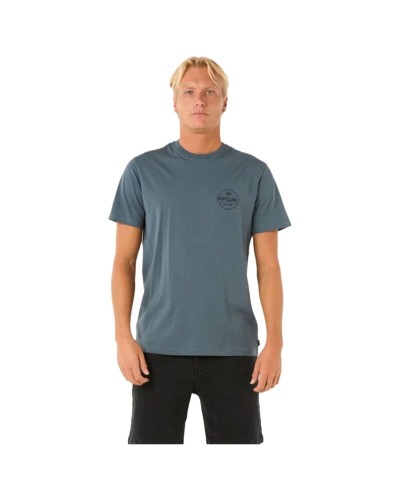 Heren-T-Shirt met Korte Mouwen Rip Curl Staple Tee