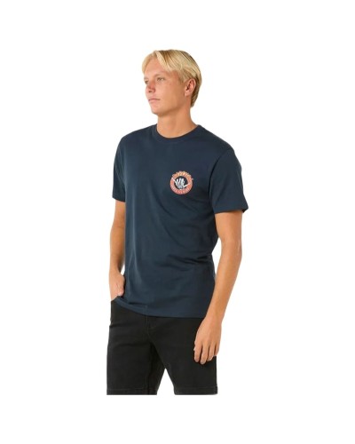 T-shirt à manches courtes homme Rip Curl Shred Til Tee Blue marine