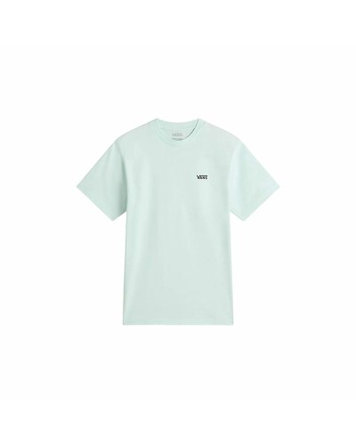 Women’s Short Sleeve T-Shirt Vans Left Chest Logo Em Hint Of Mint Aquamarine