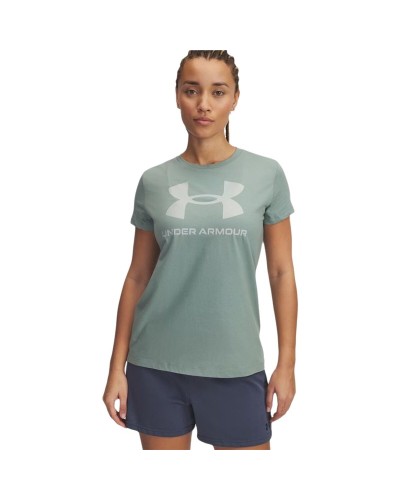 Camiseta de Manga Corta Mujer Under Armour Azul