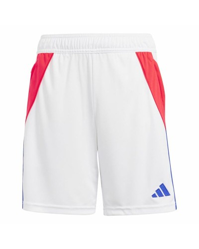 Short de Sport Adidas Tiro24 Blanc