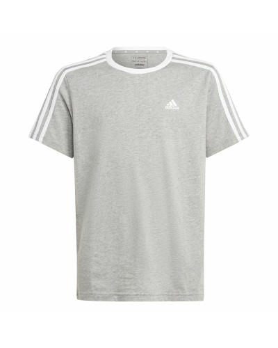 Camiseta de Manga Corta Infantil Adidas Gris