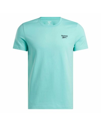 Camiseta de Manga Corta Hombre Reebok Identity Smal Azul Azul cielo