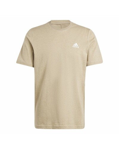 T-shirt med kortärm Herr Adidas Seasonal Essentials Melange Beige