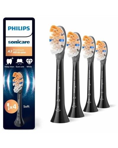 Replacement Head Philips Black 4 Units