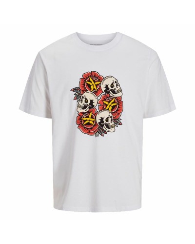 T-shirt med kortärm Barn Jack & Jones Joranatomy Skull Ss Crew Neck