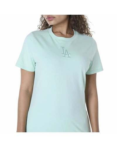 T-shirt à manches courtes femme New Era LA Dodgers MLB League Essential Aigue marine
