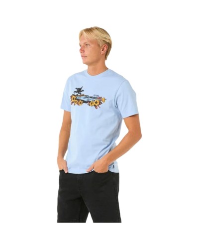 T-shirt med kortärm Herr Rip Curl Surf Paradise Blå