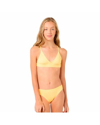 Bikini Per Bambine Rip Curl Peachy  Giallo