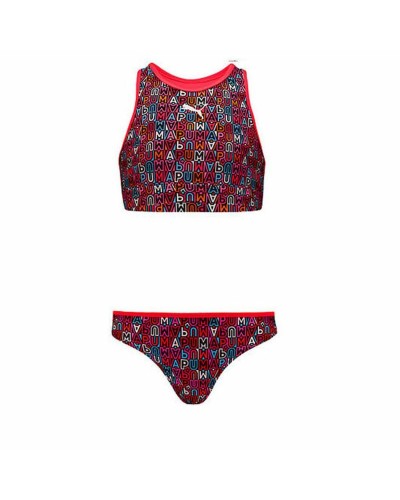 Bikinitrosa För Flickor Puma Printed Set Röd