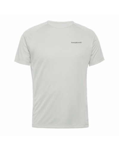 T-shirt med kortärm Herr Trangoworld Couvet Vit