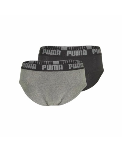 Pack of Underpants Puma Basic Grey 2 Pieces