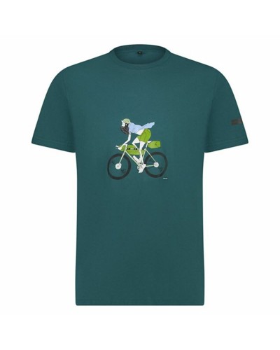 Heren-T-Shirt met Korte Mouwen Shimano Sentiero Ltd Blauw
