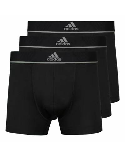 Boxer da Uomo Adidas Active Micro Flex Eco Nero 3 Unità
