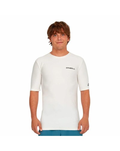 Men’s Short Sleeve T-Shirt O'Neill Essentials Skins S/Slv White