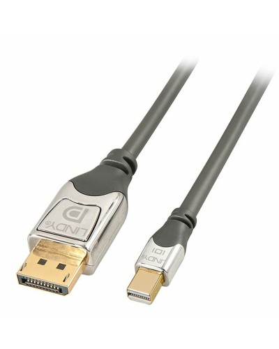 LINDY Mini DisplayPort auf DisplayPort Adapter 1m - 4K Videokabel Grau
