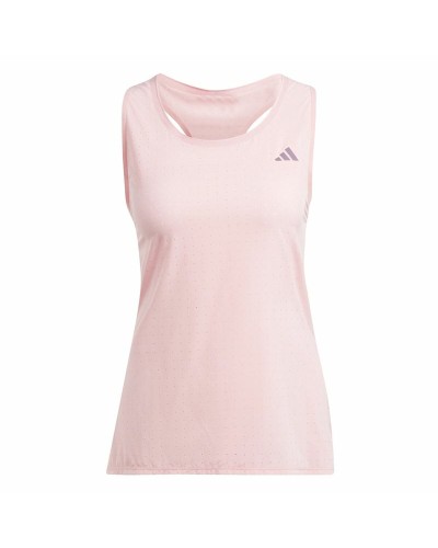 T-shirt med kortärm Herr Adidas Adizero Rosa