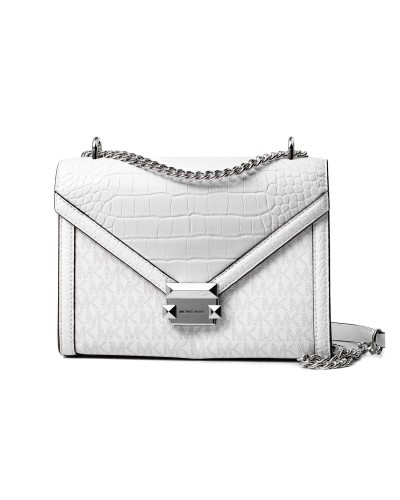 Shoulder Bag Michael Kors Whitney White 24 x 18 x 8 cm