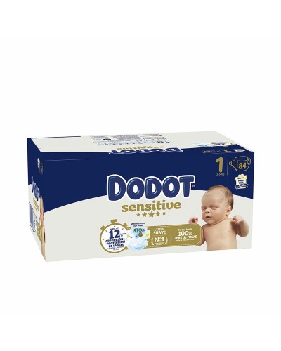 Couches jetables Dodot Sensitive 1 84 Unités