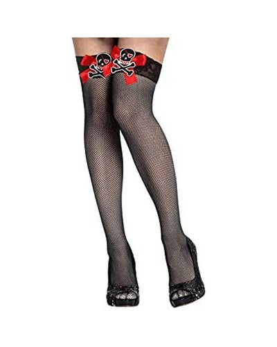 Medias de Disfraz Pirate Talla única Negro Pirata