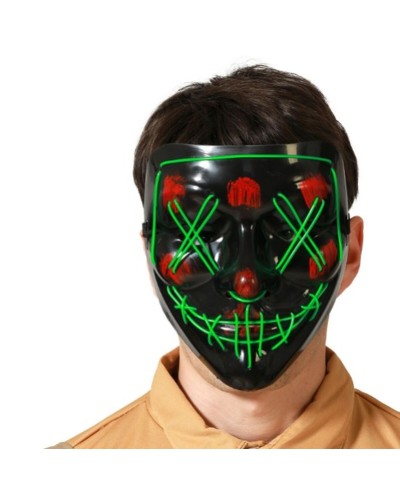 Masker Groen Horror LED Licht