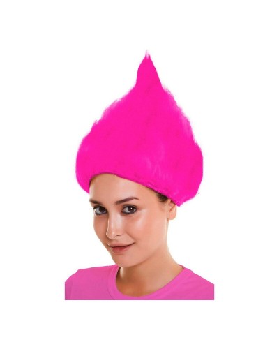 Pruik My Other Me Fuchsia Één maat Trolls