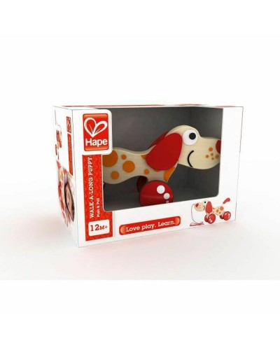 Vedettävä lelu Hape E0347 22 x 16,2 x 9,2 cm Koira