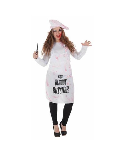 Déguisement pour Adultes Cuisinière M/L Sanglant (3 Pièces)
