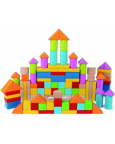 Juego de Construcción con Bloques Hape 101 Piezas 27 x 22 x 13 cm