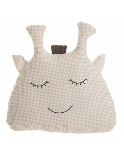 Kudde Giraff 35 x 34 cm Beige