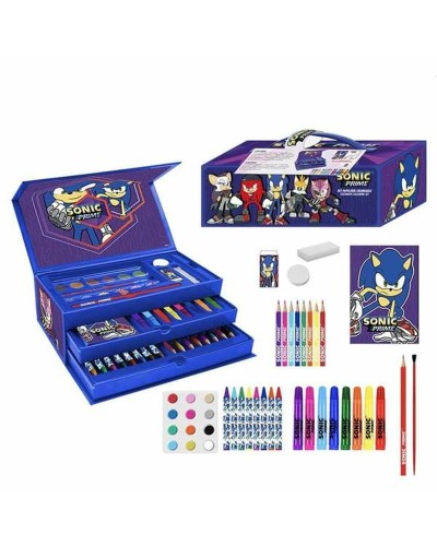 Brevpapper Set Sonic Blå