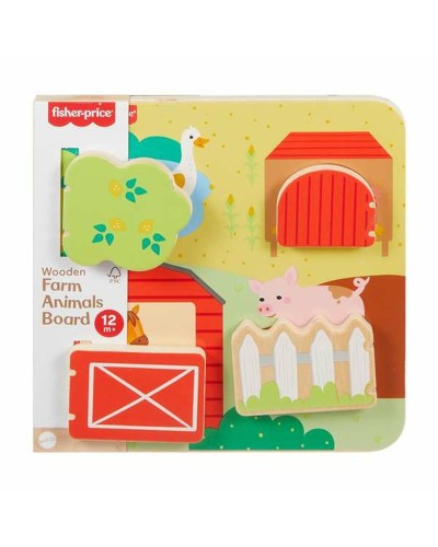 Babyspeeltje Mattel 20 x 20 x 1,91 cm dieren